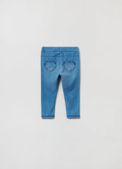 OVS Baby Girl Jeggings With Heart Patch