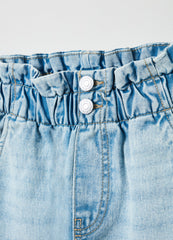 بنطال جينز بحقيبة ورقية للبنات من OVS مع جيوب