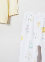 OVS Baby Girl Cotton Pyjamas With Kitten Print