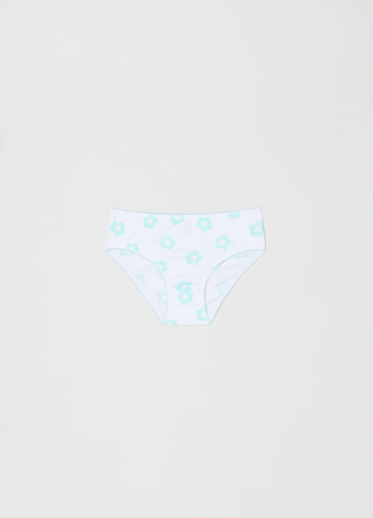 OVS Girls Seven-Pack Briefs With Lettering Print