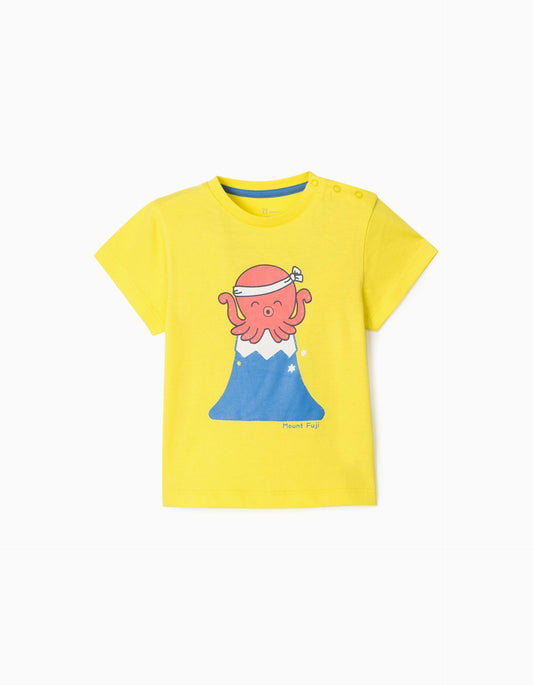 Zippy Baby Boy Yellow Short-Sleeved T-Shirt