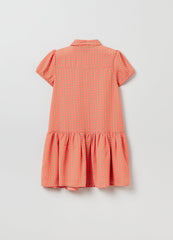 OVS Kids Girl Shirt Dress With Geometric Print
