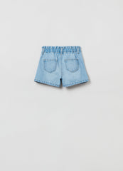OVS Kids Girl Denim Shorts With Multicoloured Buttons