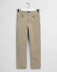 Gant Slim Leg High-Waisted Color Cropped Jeans