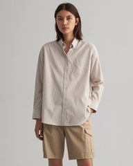 Gant Relaxed Fit Stripe Pinpoint Oxford Shirt