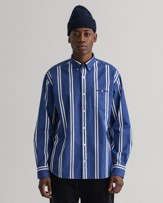 Gant Relaxed Fit Bold Printed Stripe Shirt