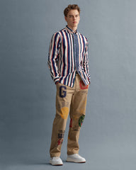 Gant Regular Fit Printed Stripe Shirt