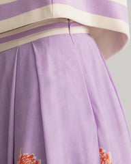 GANT Dahlia Pleated Silk Skirt