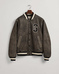 Leather GANT Varsity Jacket