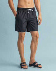 GANT Long Cut Lightweight Logo Swim Shorts