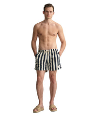 GANT Classic Fit Block Stripe Swim Shorts