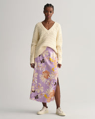 GANT Floral Print Midi Skirt