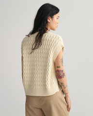 GANT Textured Cotton Crew Neck Vest