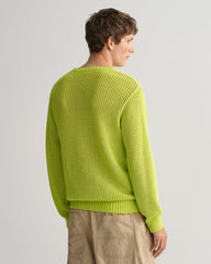 GANT Open Texture Crew Neck Sweater