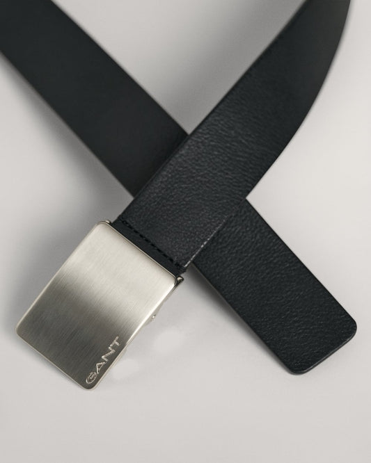 GANT Plaque Buckle Leather Belt