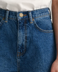 GANT Teen Girls Straight Leg Slit Hem Jeans