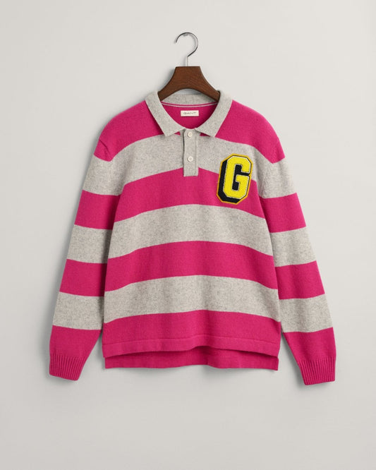 GANT Teens Striped Knitted Rugger