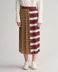 GANT Striped Pleated Skirt