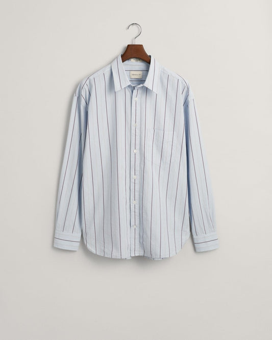GANT Oversized Striped Compact Poplin Shirt