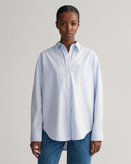 GANT Relaxed Fit Striped Poplin Shirt