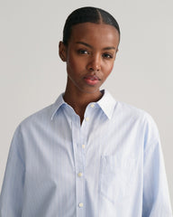 GANT Relaxed Fit Striped Poplin Shirt