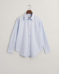 GANT Relaxed Fit Striped Poplin Shirt