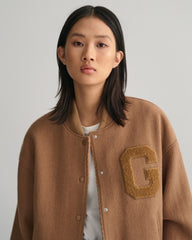GANT Wool Twill Varsity Jacket