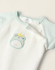 Zippy Knit Jumpsuit For Newborns Frog Green