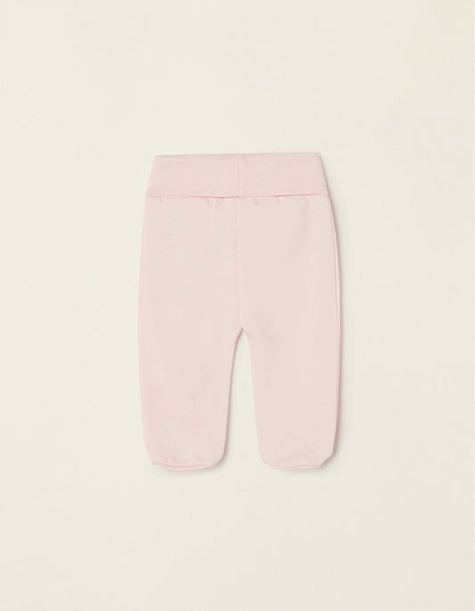 Zippy Baby Girls 'Flowers' 4-Pack Cotton Footed Trousers