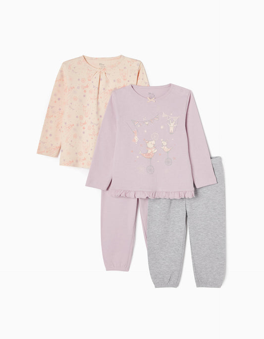 Zippy Baby Girl Pack Of Two Pyjamas