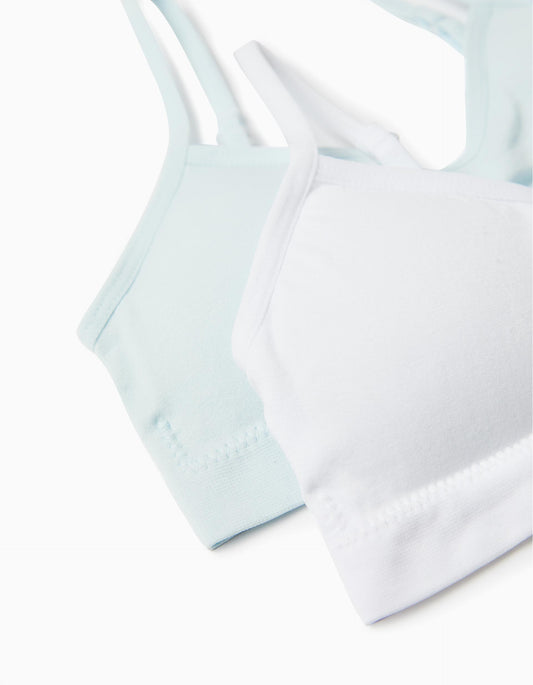 Zippy Girls Two Pack Triangle Padded Bras