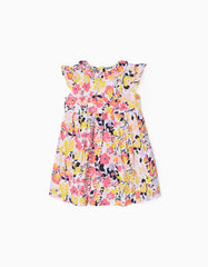 Zippy Dress For Baby Girls 'Flowers', Multicoloured