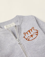 Zippy Newborn Boys 'Tiger' Cotton Cardigan