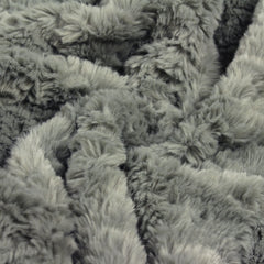 Riva Home Tundra Faux Fur Throw Grey