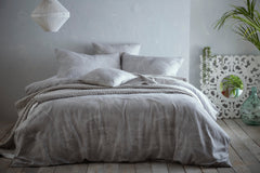 Portfolio Hot House Duvet Set King - Dove Grey