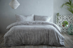 Portfolio Hot House Duvet Set King - Dove Grey