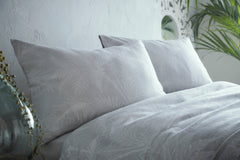 Portfolio Hot House Duvet Set King - Dove Grey