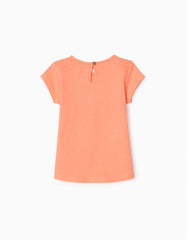 Zippy Baby Girl Coral Short Sleeve T-Shirt