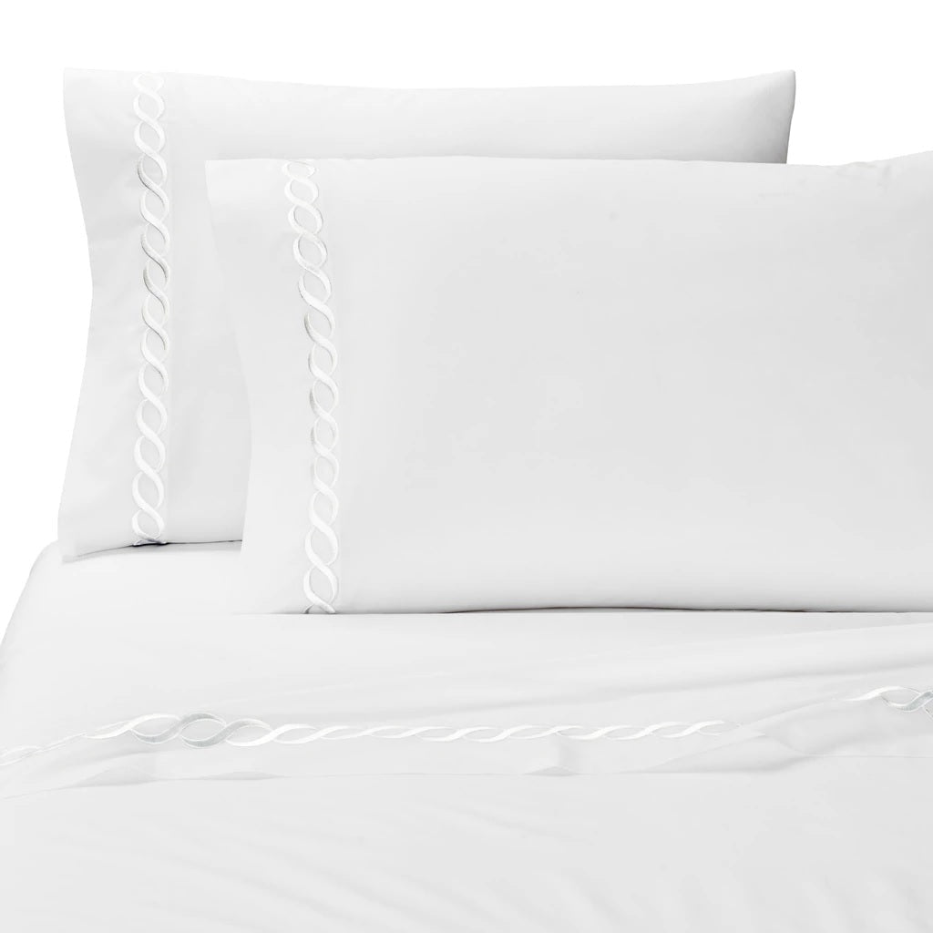 Kassatex Catena Standard Pillow Covers Set Of 2