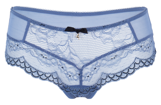 Gossard Superboost Lace Boyshort Panties- Moonlight Blue