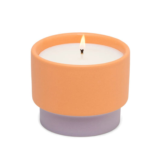 Paddy Wax Color Block 6Oz Orange Ceramic Violet & Vanilla