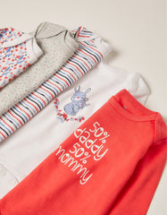 Zippy Baby Girls 'Bunny' 5 Bodysuits