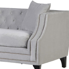 Button Back Studded Sofa 720mmHeight 2370mmWidth mmLength 900mmDepth mmDiameter