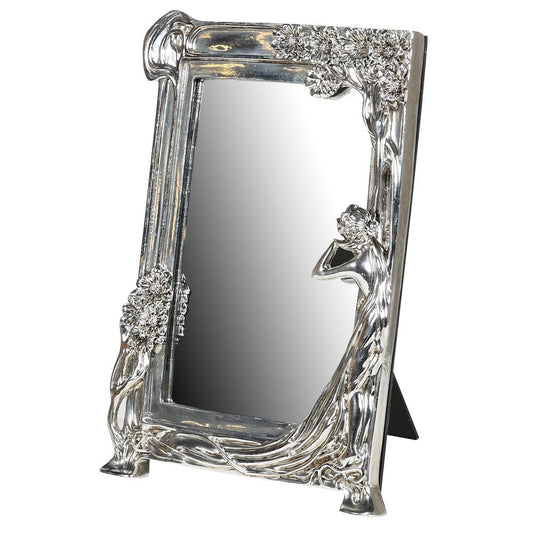 Art Nouveau Lady Mirror H:380mm W:260mm
