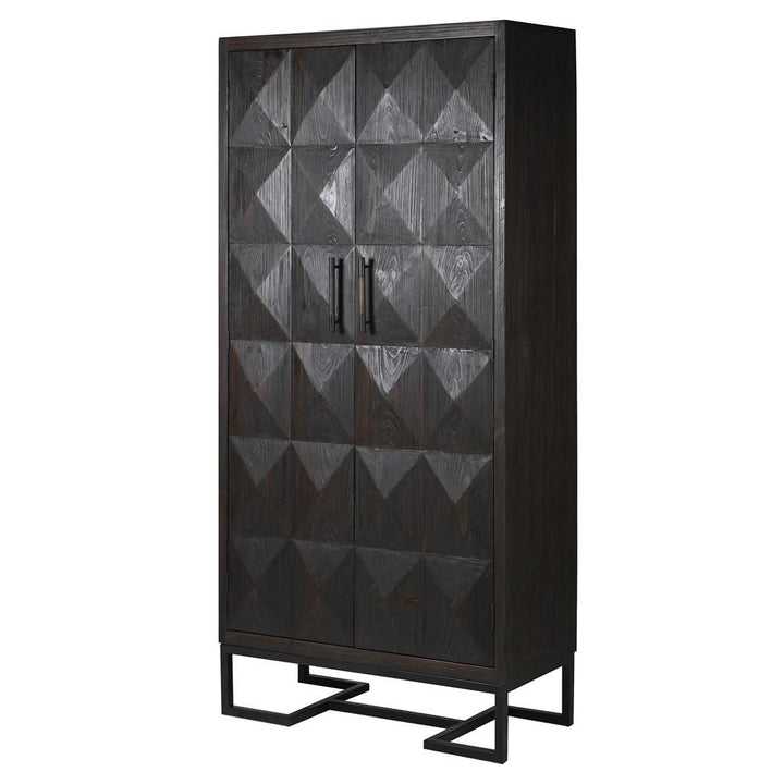 Charcoal Tall Cabinet H:1950mm W:910mm D:400mm