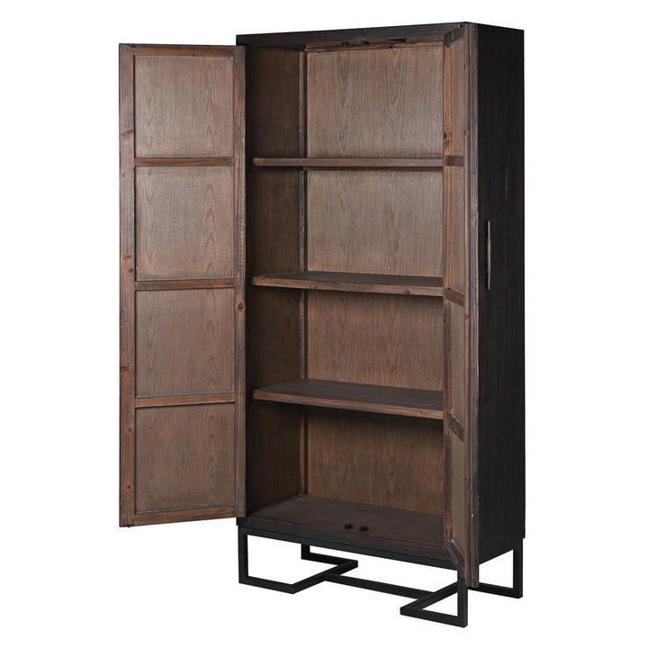 Charcoal Tall Cabinet H:1950mm W:910mm D:400mm