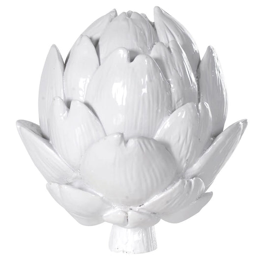 Ebony & Ivory Artichoke Decoration