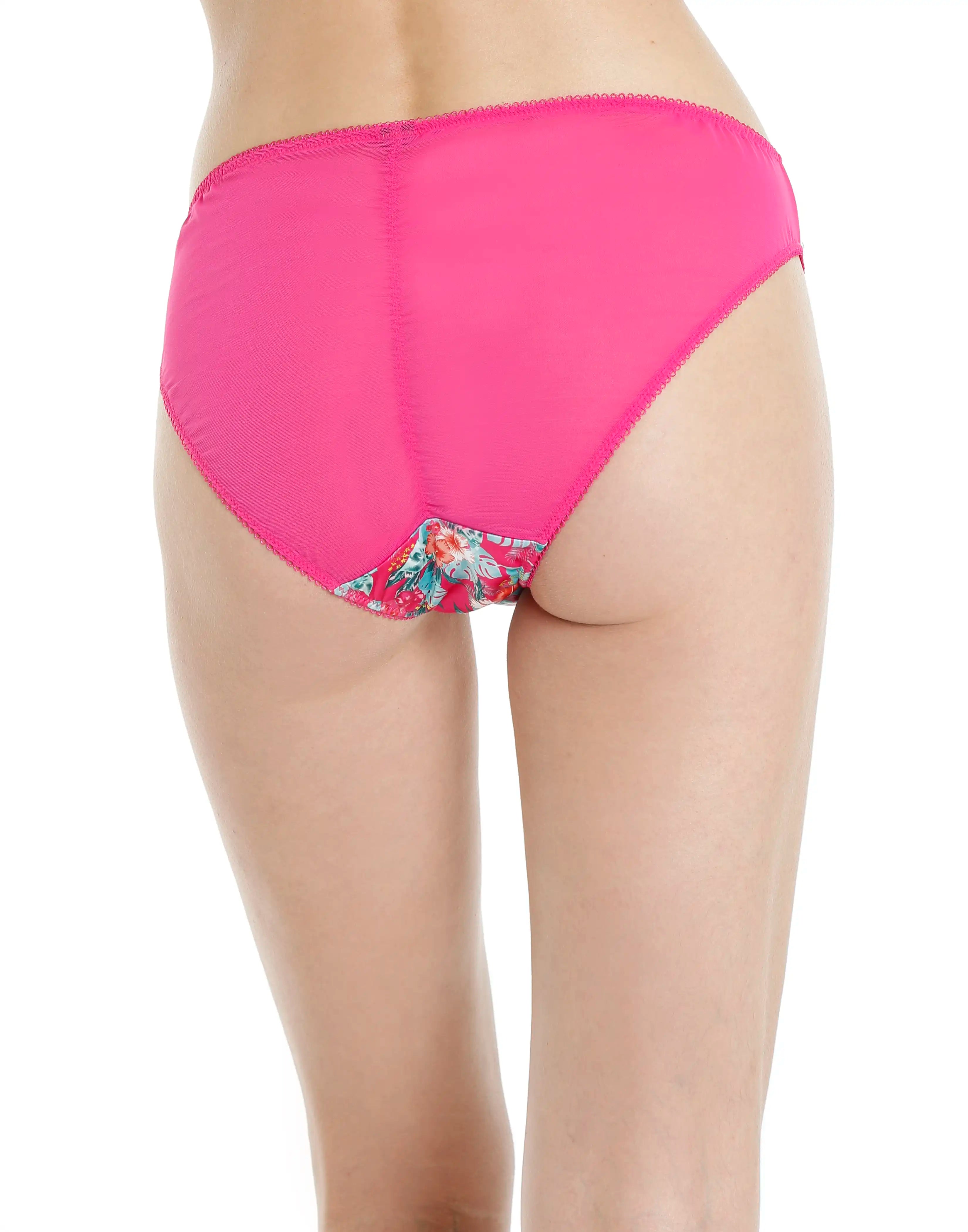 Isla & Evie Leopard Bikini Panty XS / PINK