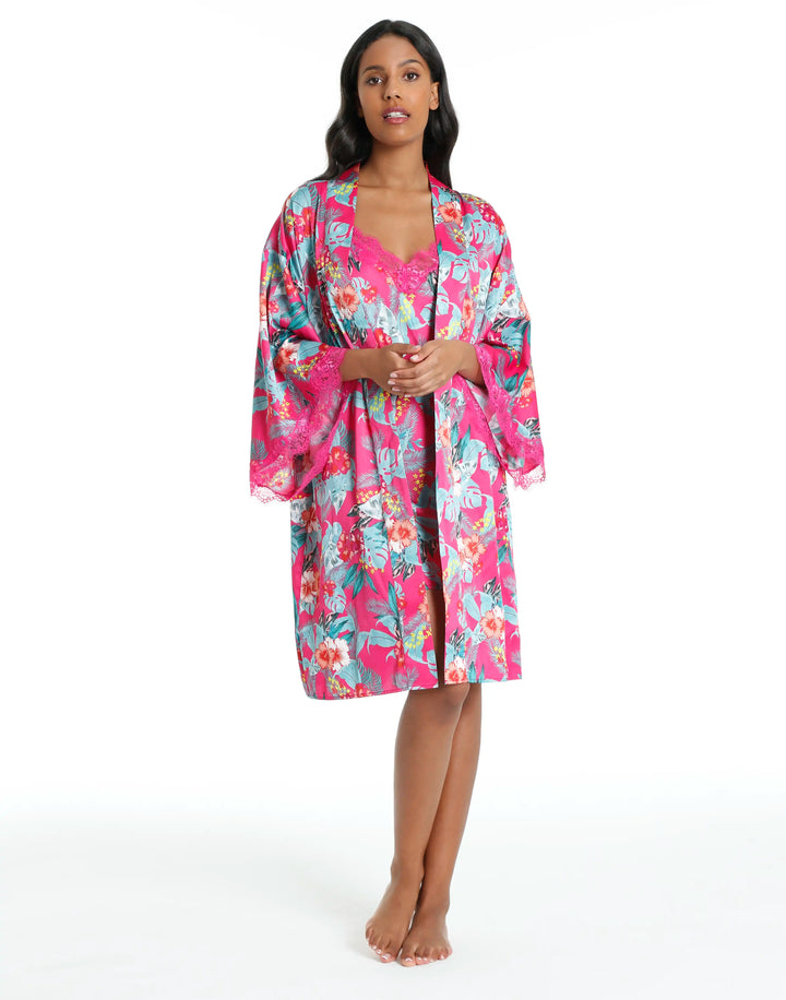 Isla & Evie Coral Robe XS / PINK