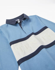 Zippy Boys 'Tennis' Long Sleeve Cotton Polo Shirt